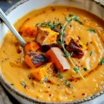 Roasted Italian Sweet Potato Soup
