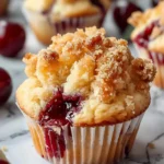 Cherry Cobbler Muffins