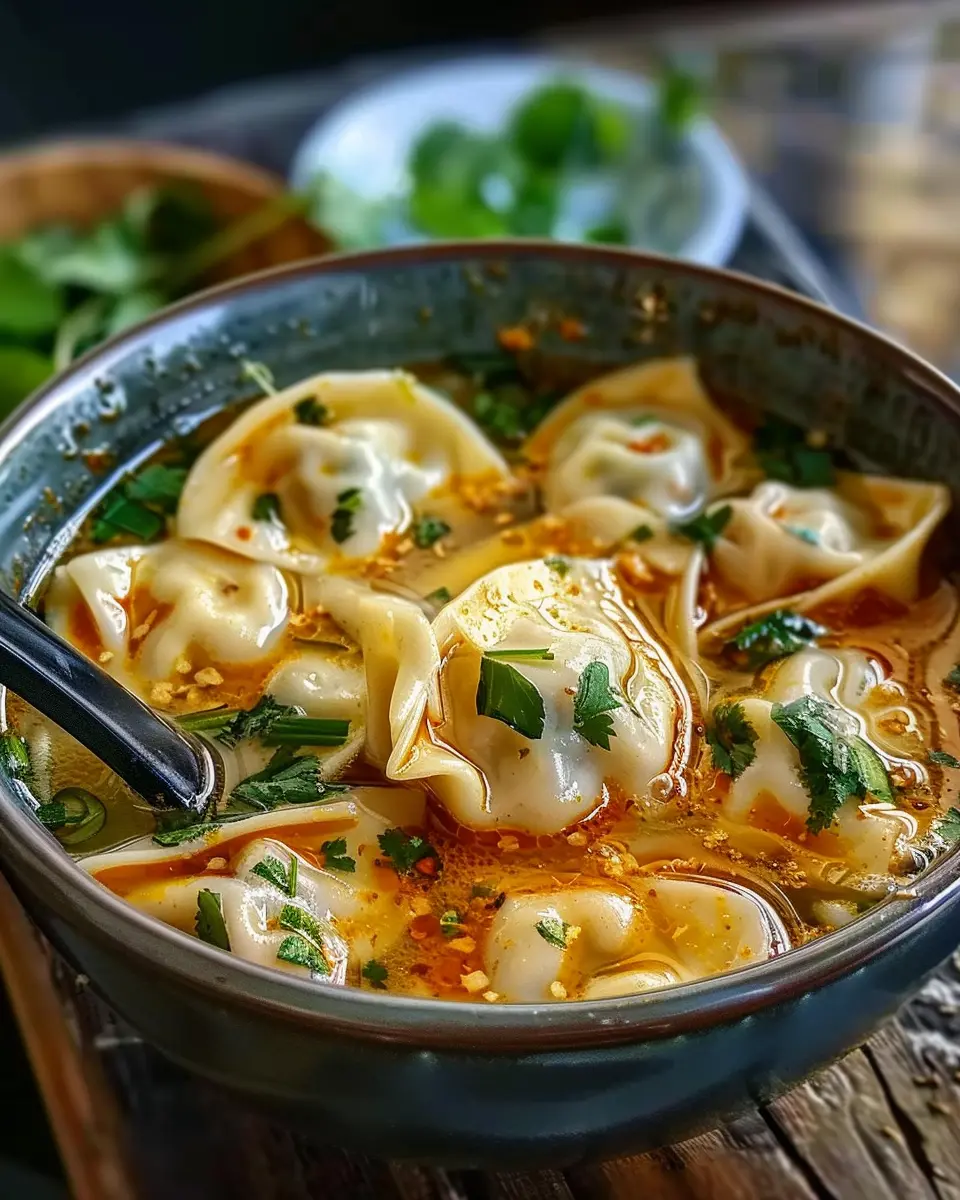 Comforting Thai Potsticker Soup: A Heartwarming Homemade Delight