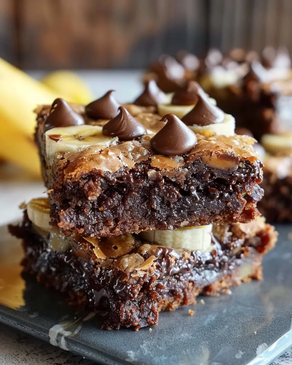 Banana Bread Brownies: Easy Indulgence for Homemade Goodness
