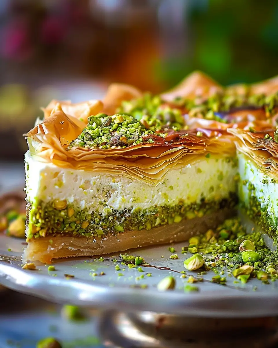 Baklava Pistachio Cheesecake: An Indulgent Twist on Tradition