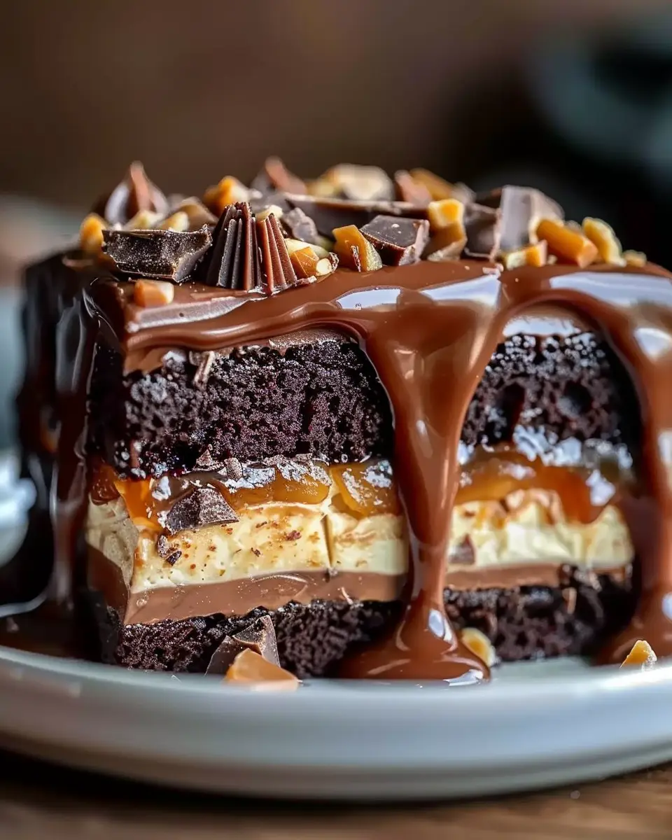 Decadent Chocolate Caramel Toffee Cake: The Best Indulgent Delight