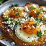 Crispy Feta Fried Eggs