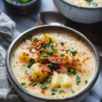 Creamy Jalapeno Popper Potato Soup Delight