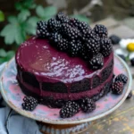 Blackberry Velvet Gothic Cake