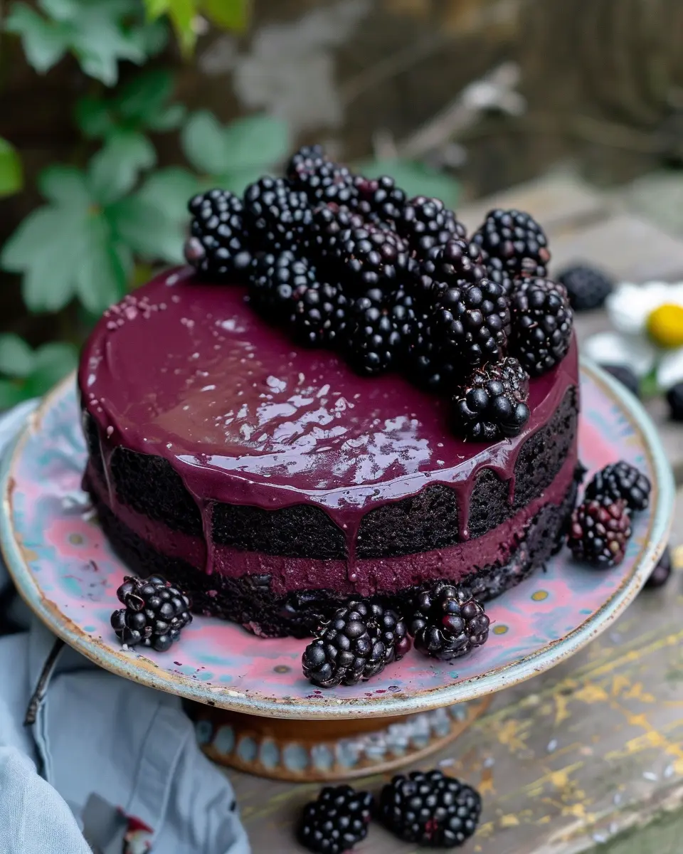 Blackberry Velvet Gothic Cake: Indulgent Dessert You’ll Love