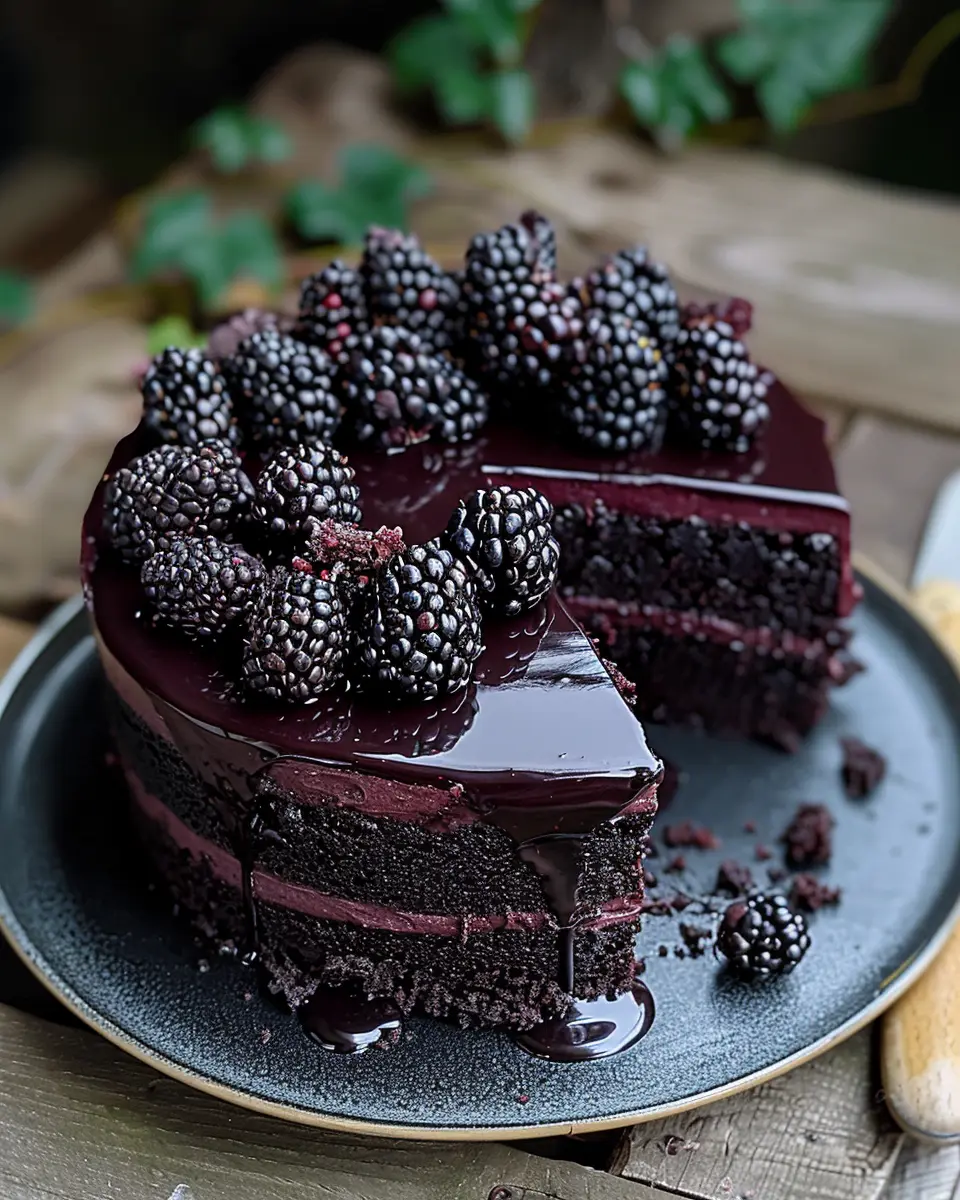 Blackberry Velvet Gothic Cake: A Decadent Twist on Classic Flavors