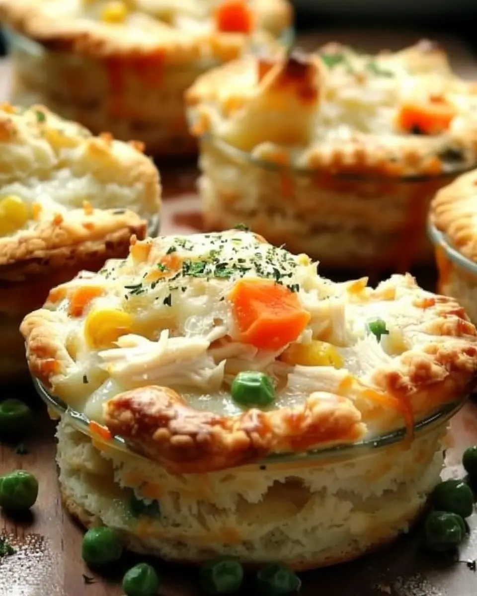 Chicken Pot Pie Biscuit Cups: Easy Comfort Food Delight