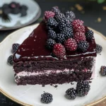 Blackberry Velvet Gothic Cake