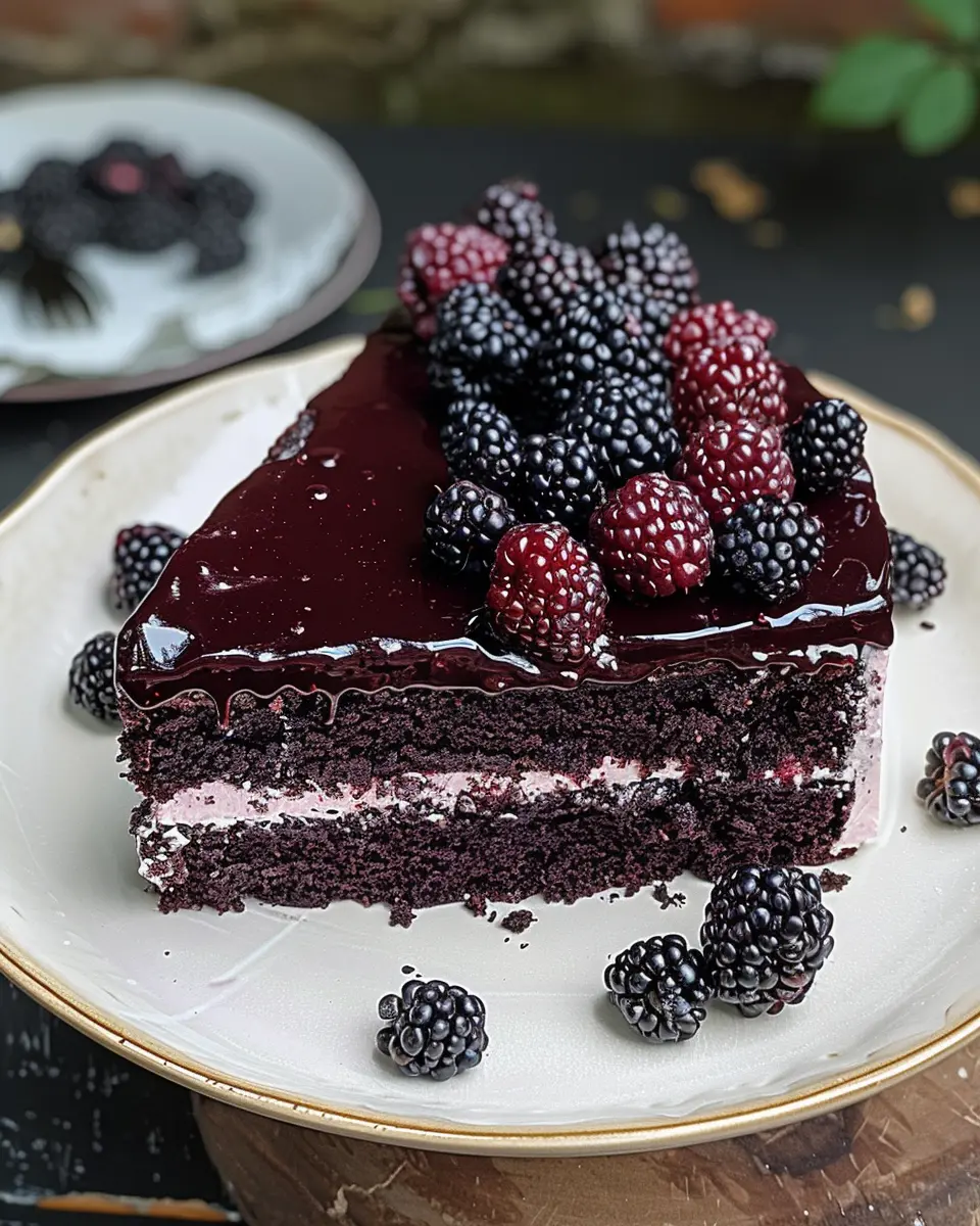 Blackberry Velvet Gothic Cake: An Indulgent Delight for All