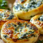 Irresistibly Easy Spinach Cottage Cheese Flagels