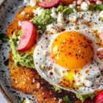 Crispy Feta Fried Eggs