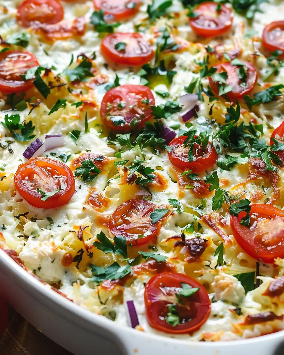Dump-and-Bake Chicken Tzatziki Casserole: Easy and Flavorful Dinner