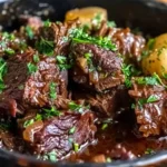 Slow Cooker Garlic Butter Beef