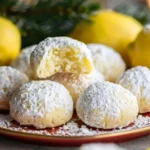 Lemon Cream Snowball Cookies