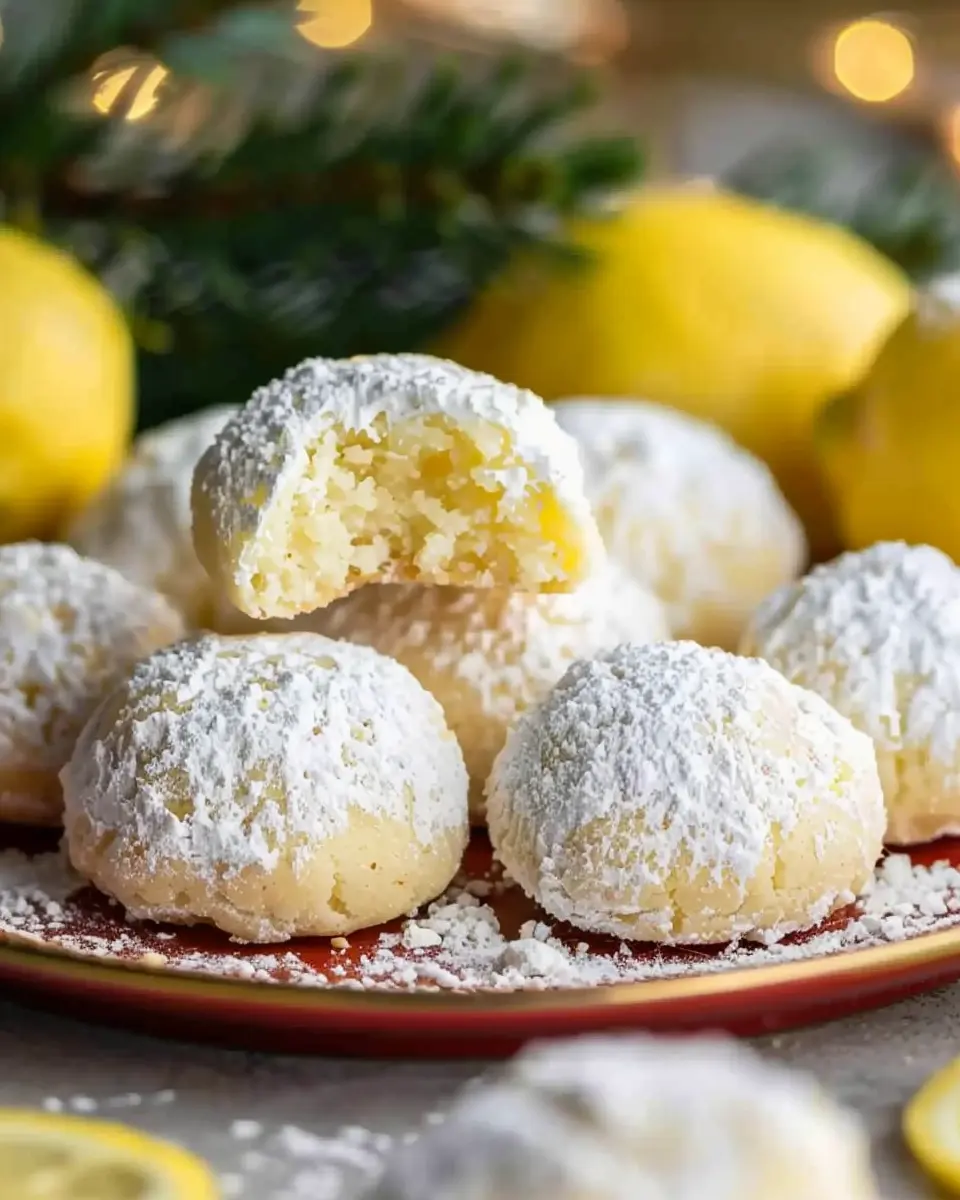 Lemon Cream Snowball Cookies: Best Melt-in-Your-Mouth Treat