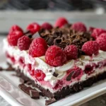 Raspberry Chocolate Lasagna Dessert