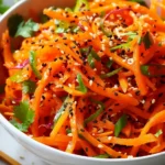 asian raw carrot salad