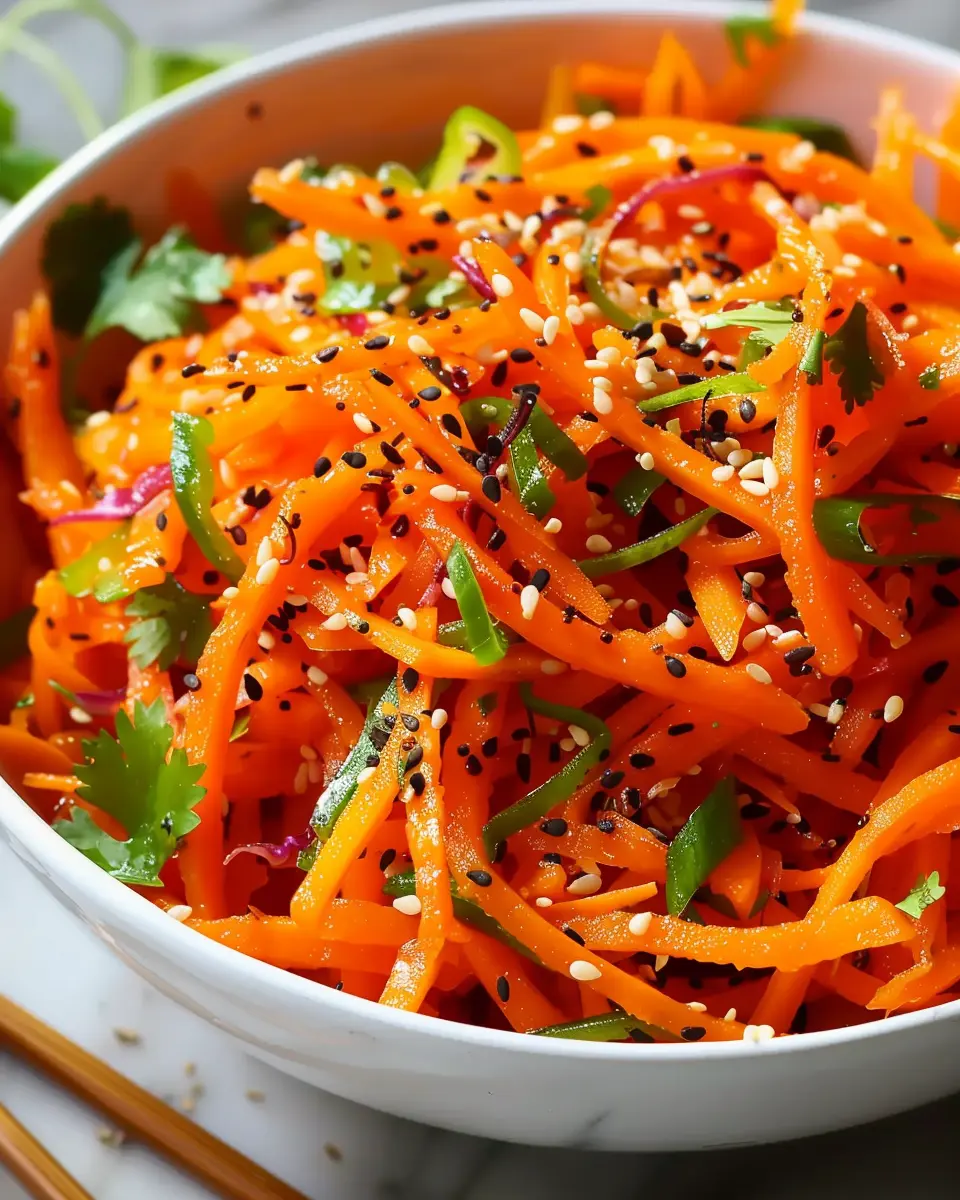 Asian raw carrot salad: Easy and fresh dish for your kitchen
