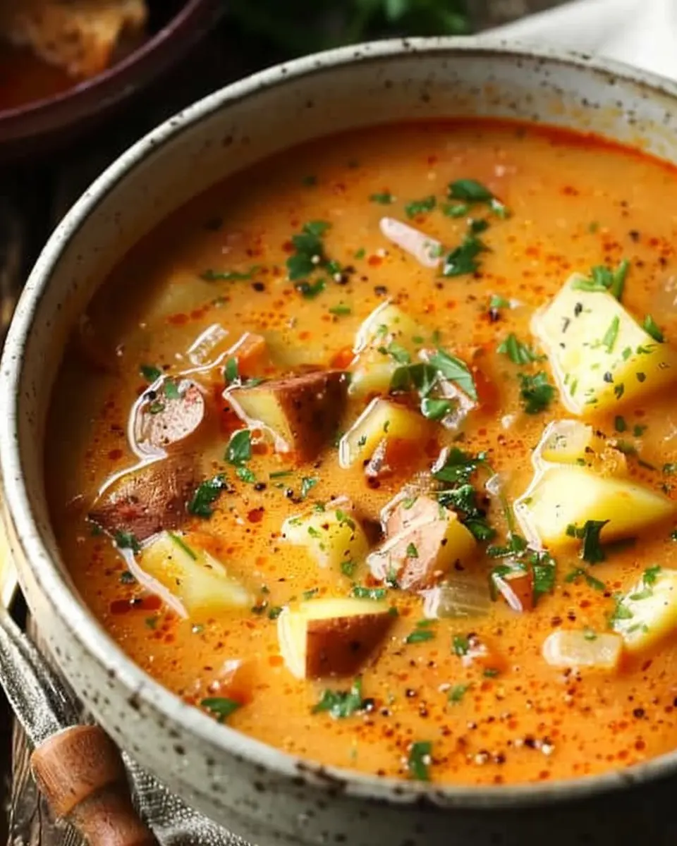 Spanish Potato Soup: Easy Comfort with Turkey Bacon &amp; Chicken Ham