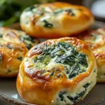 Irresistibly Easy Spinach Cottage Cheese Flagels