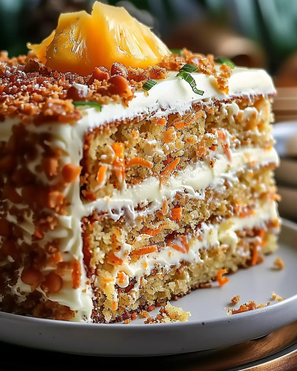 Christmas Hawaiian Carrot Pineapple Cake: An Easy Delight to Savor