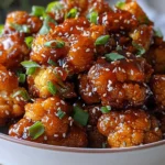 Amazing Sticky Honey Garlic Cauliflower
