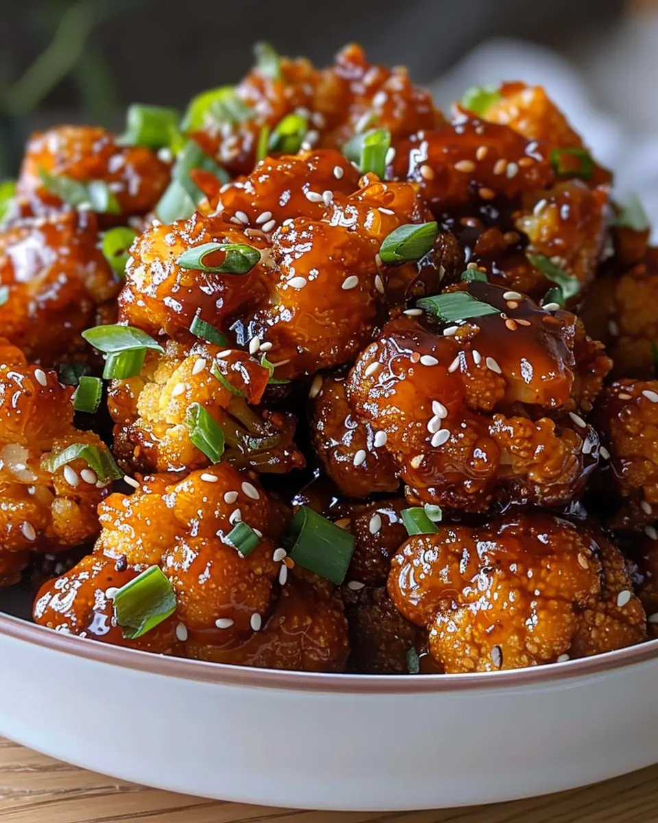 Amazing Sticky Honey Garlic Cauliflower: The Best Healthy Snack
