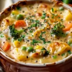 Veggie Pot Pie Soup