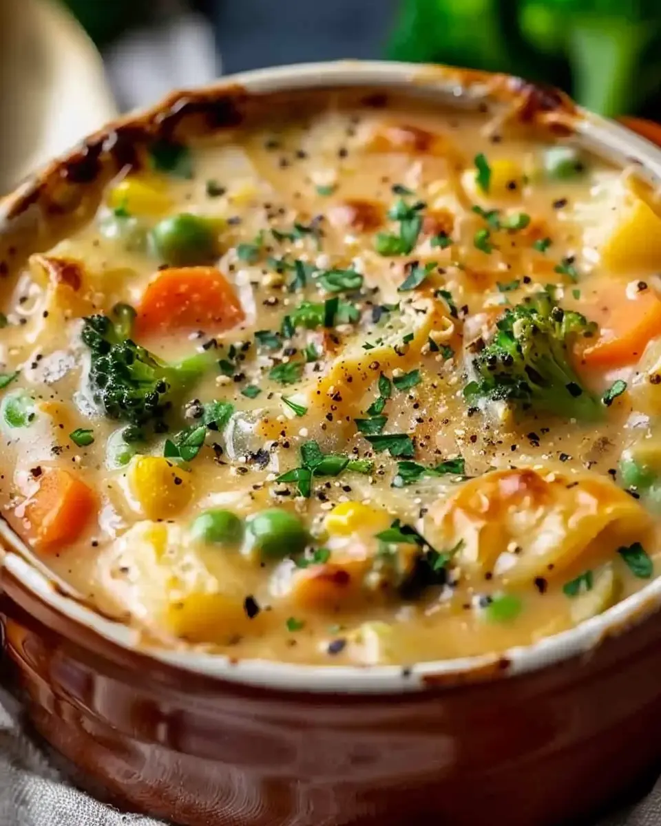 Veggie Pot Pie Soup: The Best Cozy Comfort Food Recipe