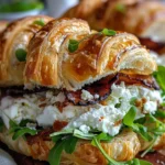 Goat Cheese Croissant Sandwich
