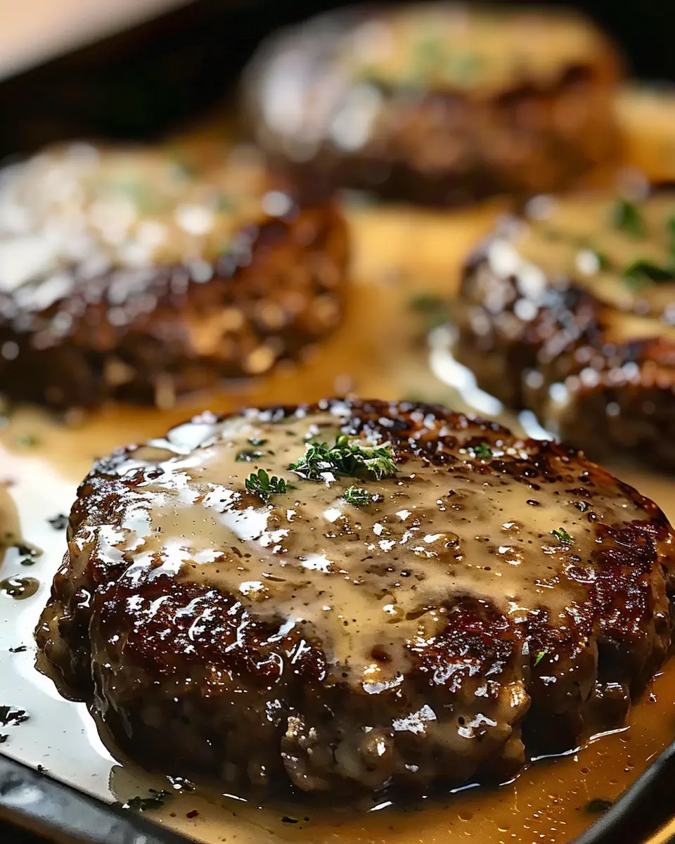 Amish Hamburger Steak Bake: Juicy Comfort Food with Turkey Bacon