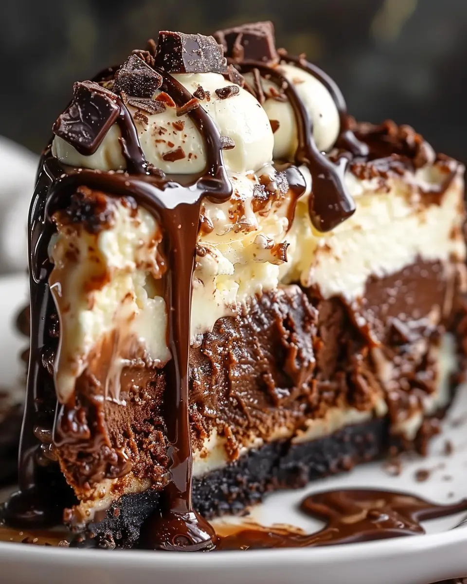 Heavenly Hot Fudge Sundae Brownie Cheesecake: An Indulgent Delight