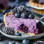No-Bake Blueberry Chia Seed Pie