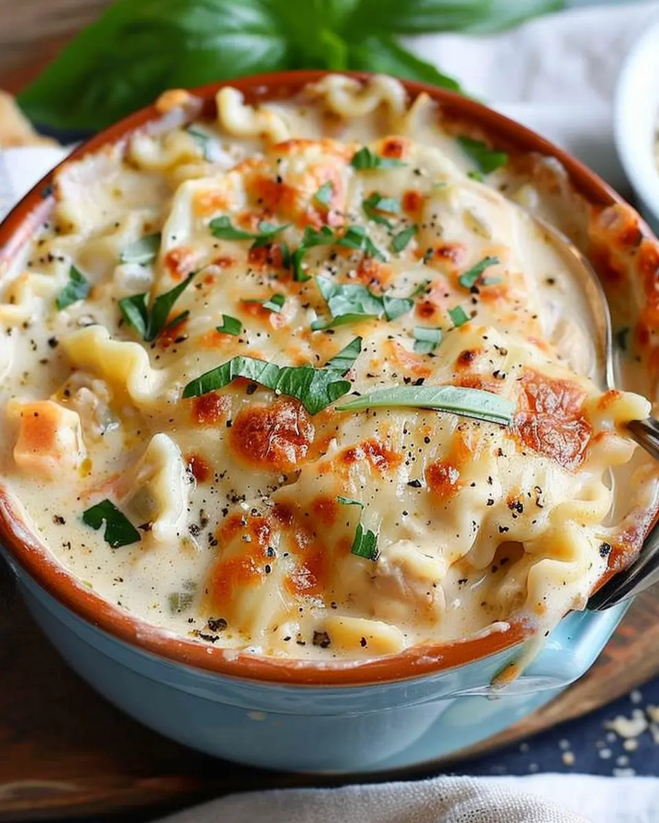Creamy Chicken Lasagna Soup: Easy Comfort in Every Bowl