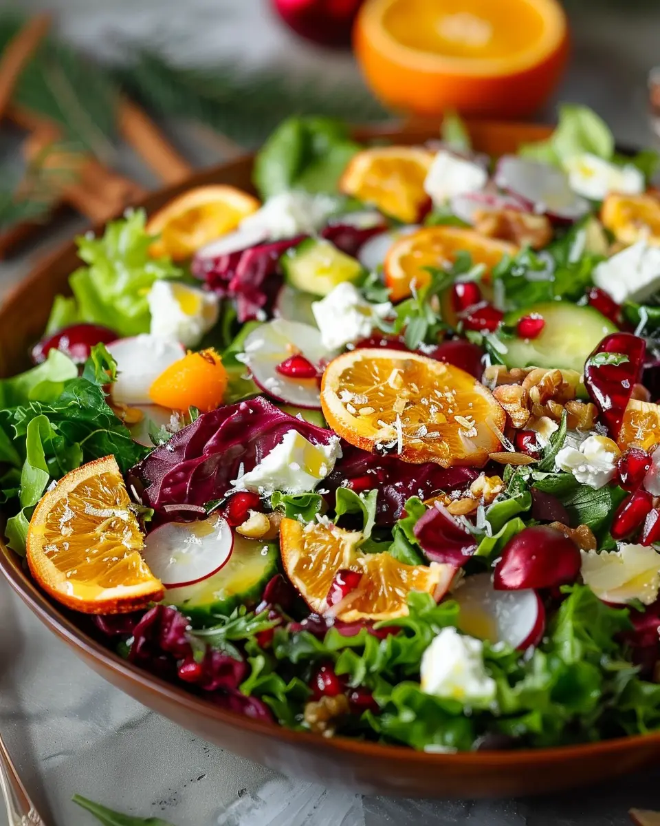 Festive Christmas Salad: Easy Recipe Loaded with Turkey Bacon and Chicken Ham