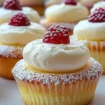 Fluffy Japanese Cotton Cheesecake Cupcakes