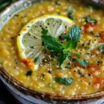 Lebanese Lemon Lentil Soup