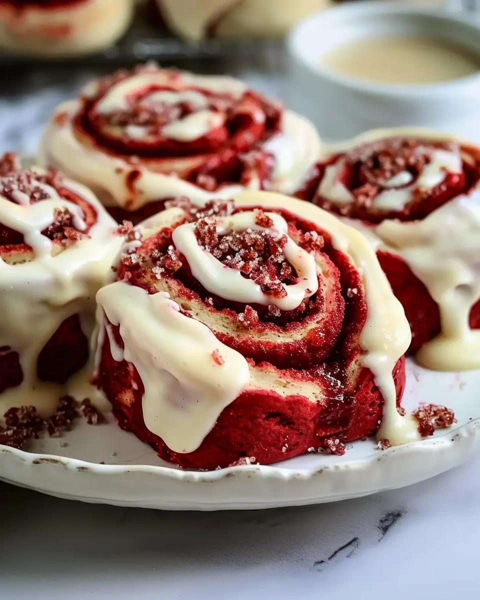 Heavenly Red Velvet Cinnamon Rolls: Indulgent Treats You’ll Love