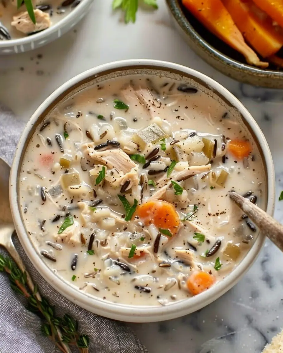 Creamy Crockpot Chicken Wild Rice Soup: A Cozy, Comforting Delight