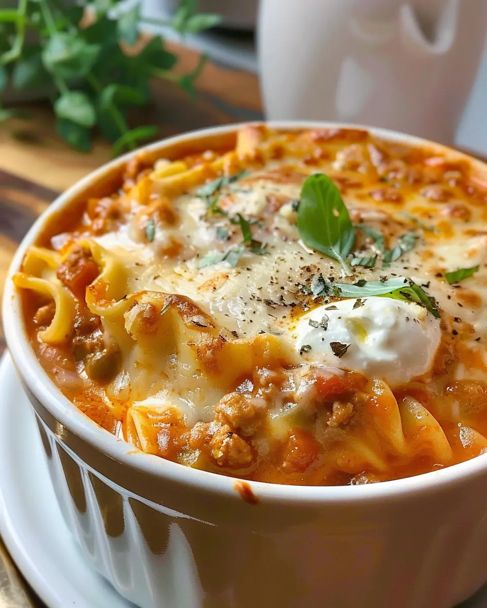 Creamy Lasagna Soup: A Cozy, Indulgent Twist for Dinner