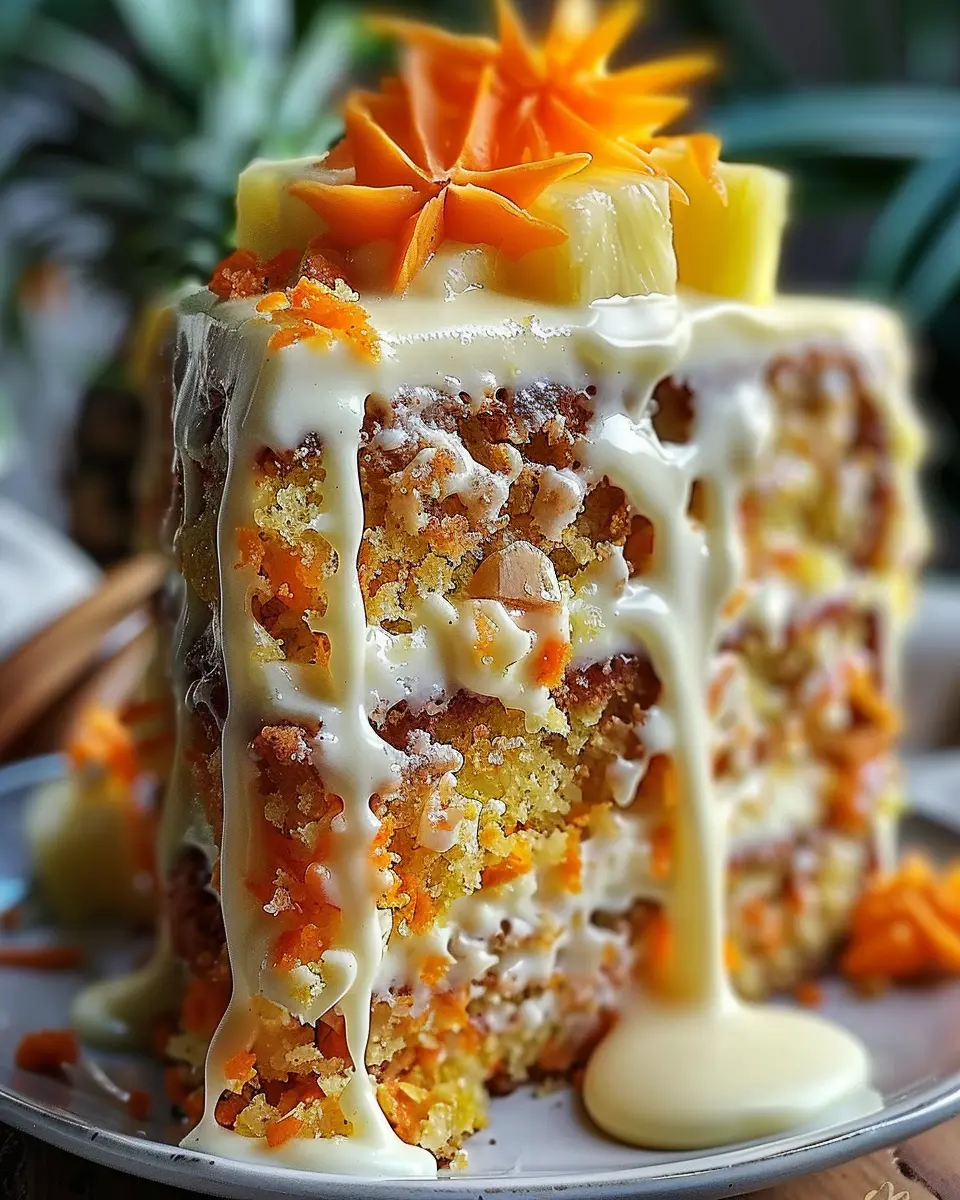 Hawaiian Carrot Pineapple Cake: The Best Indulgent Delight