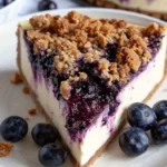 Blueberry Crumble Cheesecake