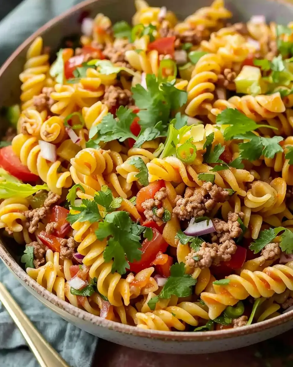 Quick Taco Pasta Salad: A Deliciously Easy Dinner Idea
