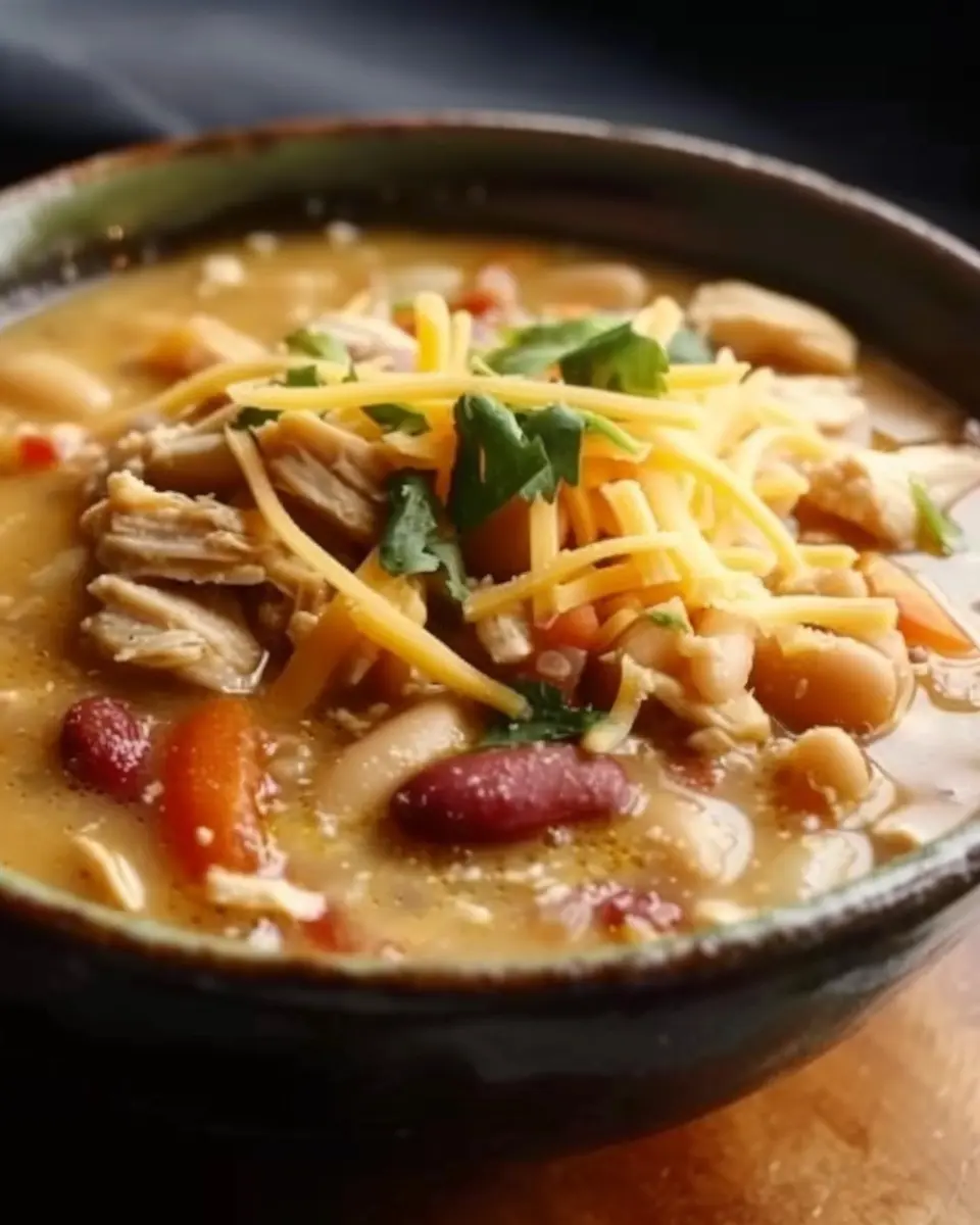 35-Minute White Cheddar Apple Chicken Chili: Easy Comfort Food Delight