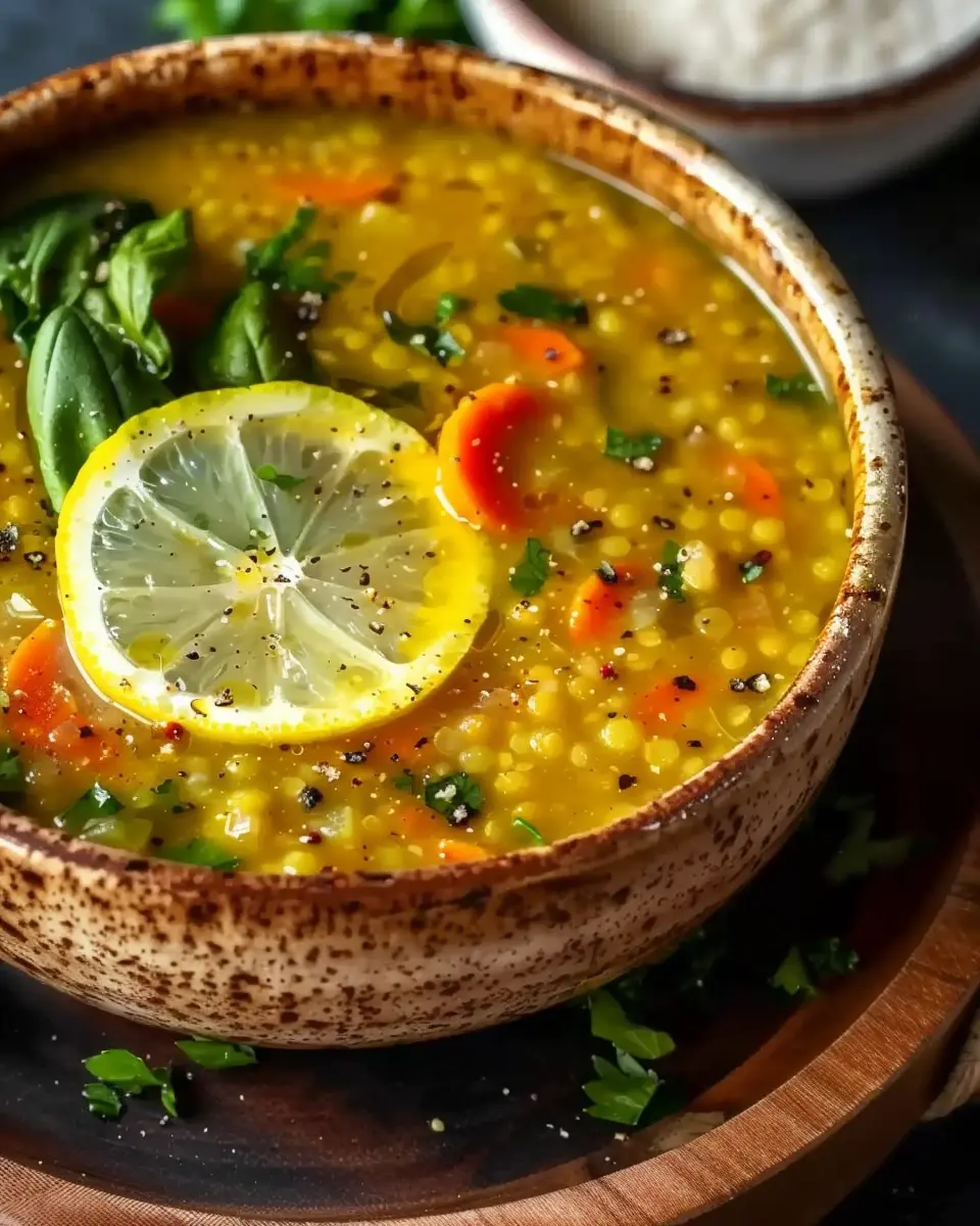 Lemon Lentil Soup: The Best Cozy Recipe for Comforting Meals