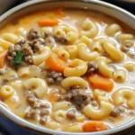 Cheeseburger Macaroni Soup