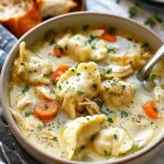 One Pot Chicken Dumpling Soup