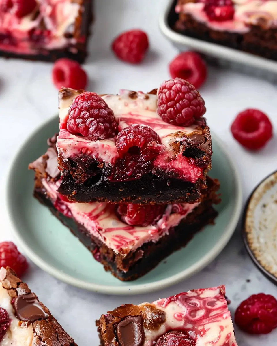 Raspberry Cheesecake Brownies: An Indulgent Homemade Delight