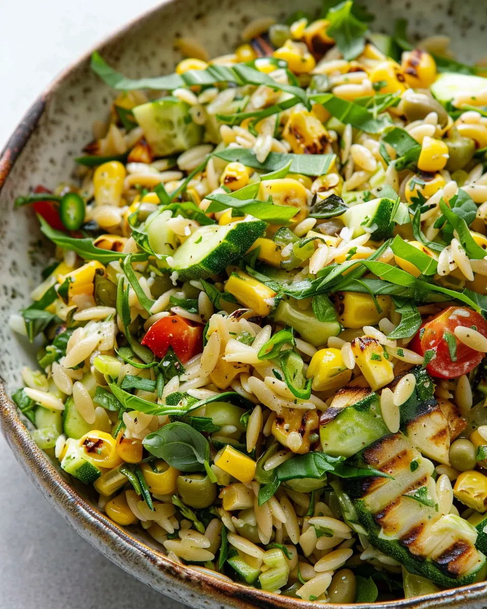 Grilled Corn Orzo Salad: Easy, Fresh, and Flavorful Delight
